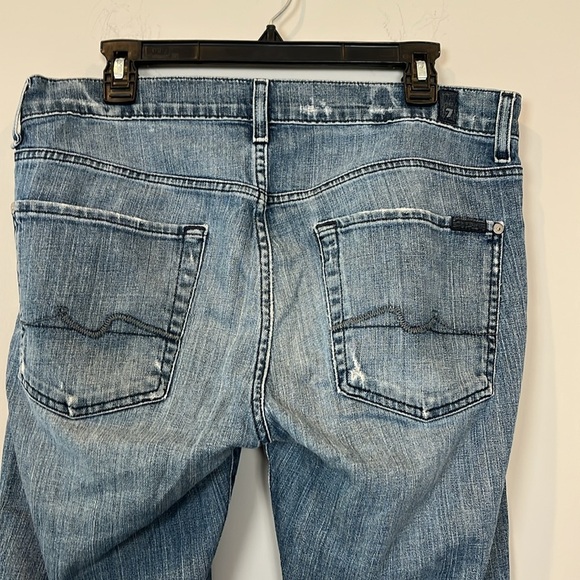7 Seven for All Mankind Carsen Relaxed Jeans Men's 32X29 - Picture 4 of 8